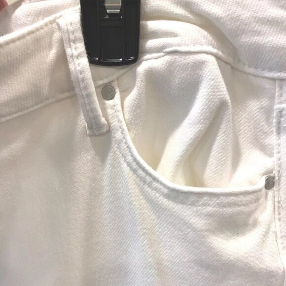 Vintage America Women’s Jeans White Denim Size 12 Tall Denim Long - Picture 4 of 8